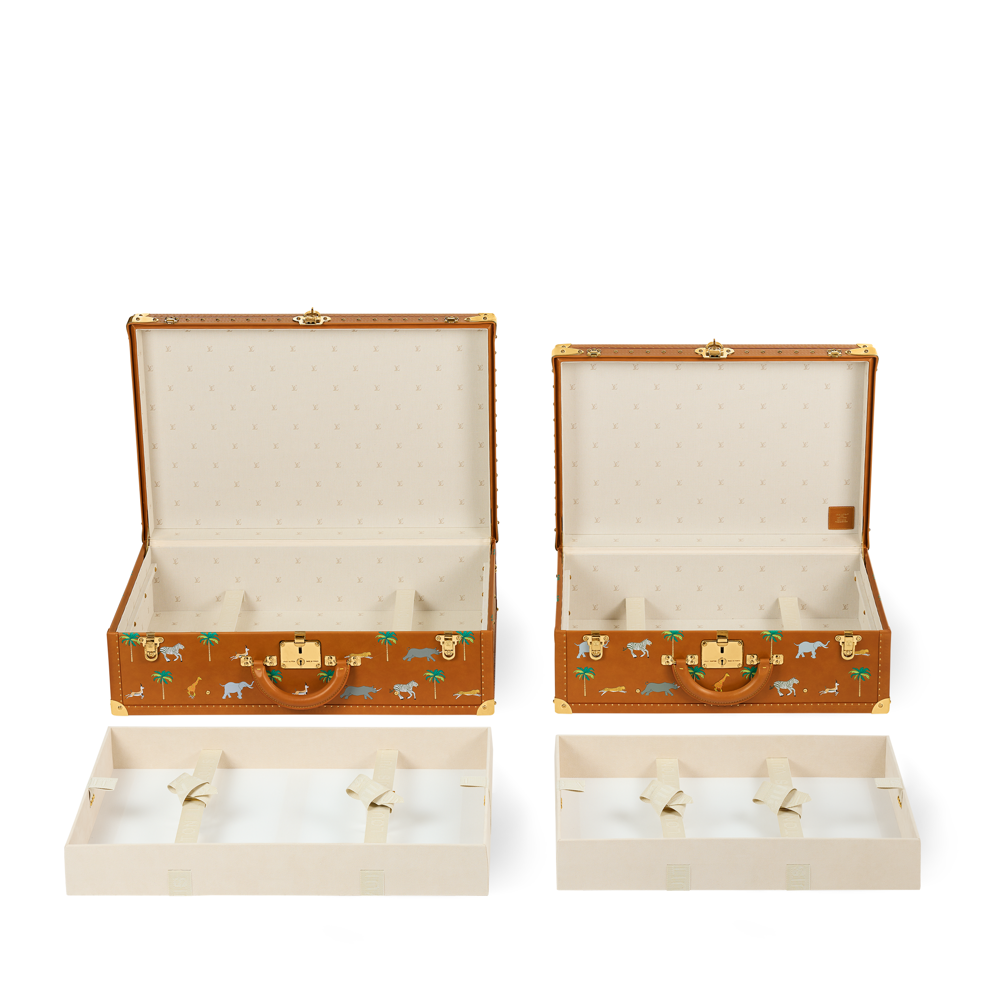 LV x Darjeeling Limited Pyramide Alzer President Other Leathers